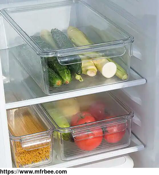 transparent_refrigerator_storage_box_with_lid