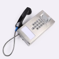 more images of Hotline jail telephone wall mounted robust construction rugged telephone-JWAT133