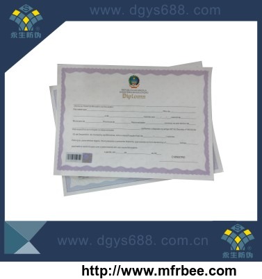 anti_counterfeiting_certificate_with_hot_stamping_3d_hologram_effect