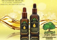 100% Bio certified Organic Argan oil in glass bottle with dropper :