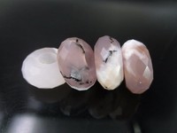 more images of Natural Gemstone Jasper Beads with Large Hole Size and Faceted Surface fit for DIY bracelet