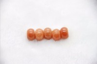 Natural Gemstones with Large Hole Size Round  Beads