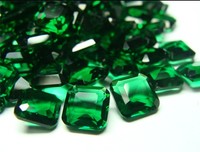 Cubic Zircon square cabochons with many colors and sizes