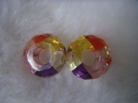 more images of Cubic zirconia stone for Large hole Beads with Multicolored