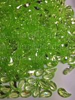 more images of glass beads with leaf shape by original factory