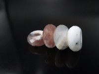 more images of Natural Gemstone Beads with Large Hole Size and Faceted Surface