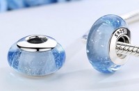 more images of Murano Glass beads Shining beads with big hole size