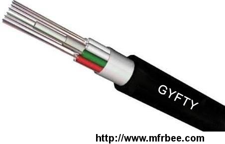 non_metallic_reinforced_core_layer_stranded_optical_cable_gyfty_