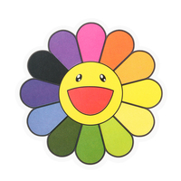 Clear Vinyl Stickers | Takashi Murakami Flower Stickers | Customsticker.com ™