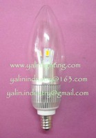 E12 LED Candelabra bulb, E14 SMD candle light, 3W lamp chandelier