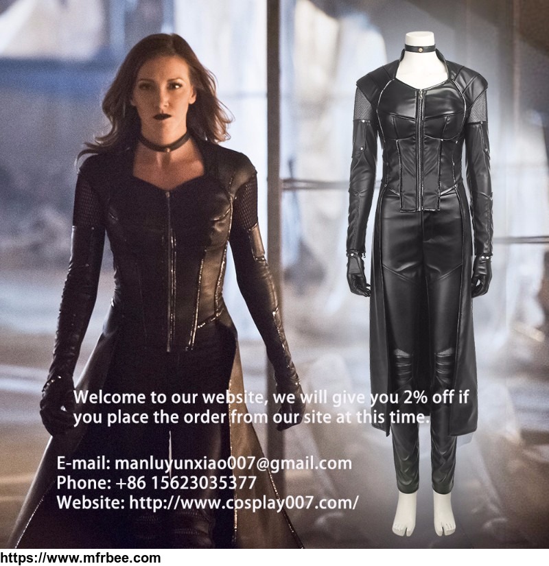 manluyunxiao_green_arrow_5_black_canary_cosplay_costume_laurel_lance_outfit