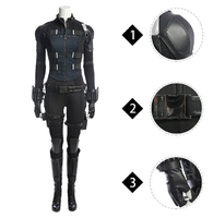 more images of Infinity War Black Widow Natasha Romanoff cosplay costume