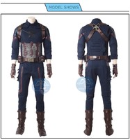 MANLUYUNXIAO Avengers Infinity War Captain America high quality cosplay costume for comic con outfits for adult men custom made