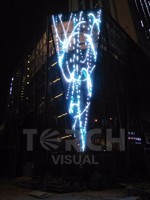 more images of LED mesh screen