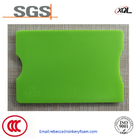 Durable RFID shielding ABS plastic anti-RFID scanning card holder as Christmas gift