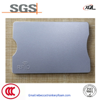 more images of Durable RFID shielding ABS plastic anti-RFID scanning card holder as Christmas gift