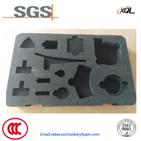 Customized shape conducting high temperature resistant EVA foam tray