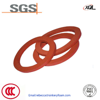 Durable colorful silicone rubber foam gasket