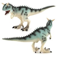 Plastic dinosaur blue carnotaurus toy