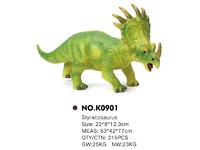 The latest pvc toy dinosaur triceratops for children