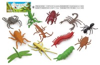 4*4.5cm PVC mini insect animal toys for kids