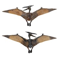 more images of Holiday PVC gift dinosaur toys Brown Pterosaur model animal model set