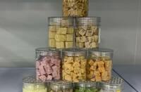 more images of Freeze Dried Red Dragon Fruit Cubes & Chicken for Dogs and Cats