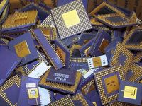 CPU Intel Scrap Golden Pin