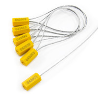 numbered security seal tamper evident tag pull tight cable seals