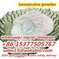 factory price sell benzocaine powder, anesthetic benzocaine china supplier, sales15@aoksbio.com