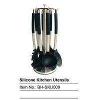 Silicone Utensils With Stainless Steel Handle