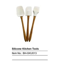 more images of Silicone Utensils With Wooden Handle