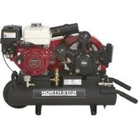 NorthStar Portable Gas Powered Air Compressor - Honda GX390 OHV Engine, 24.4 CFM 90 PSI, 30-Gallon Horizontal Tank-800x800