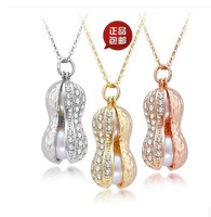 more images of 925  Sliver  freshwater pearl  peanut pendant