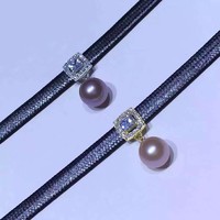 more images of Sliver Fur collar freshwater pearl pendant