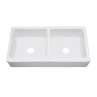 more images of Double Bowl Apron Front Ceramic Kitchen Sink