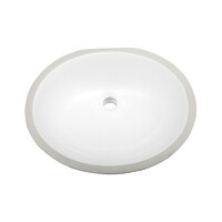 more images of Oval Ceramic Undermount Bathroom Sink