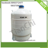 Cryo liquid nitrogen dewar container 50L aluminum alloy ln2 tank manufacturer in KG