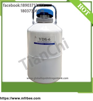 new_liquid_nitrogen_tank_6l_with_lock_cover_canisters_two_year_warranty