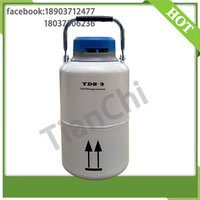 Cryogenic Liquid nitrogen tank 3L with straps 6 Ccanisters factory outlet