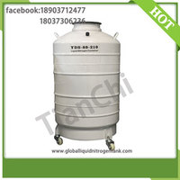 Cryogenic liquid transport tank 80L dewar nitrogen flask with cover 5 years vacuum guarantee
