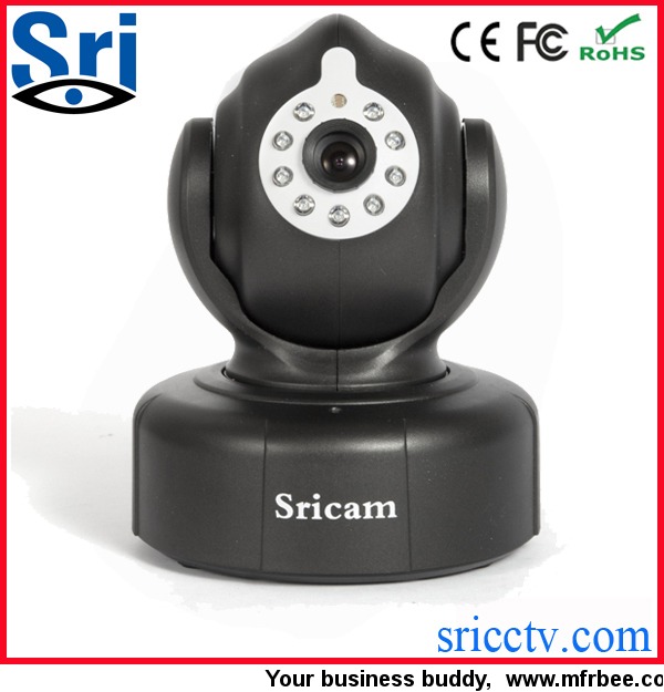 stains_easily_black_color_indoor_ip_camera