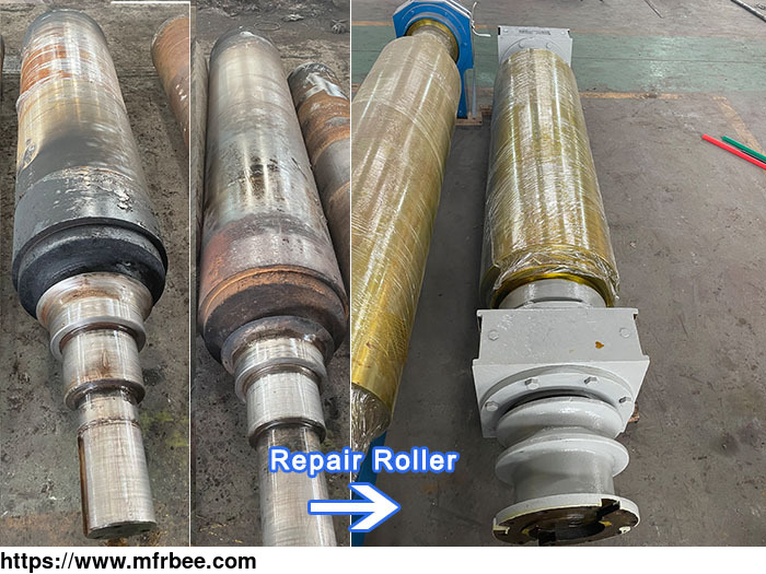 continuous_caster_roller_cladding_welding_wear_parts