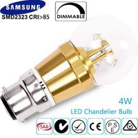Candle 4W (4W) 3000K 350lm B22 Non-Dimmable