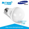 E27 7w led globe bulb dimmable white color