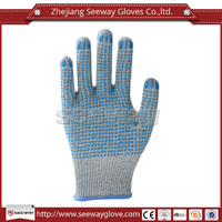 Seeway B508-D Palm PVC Dotted Safety Anti-Cut Glove