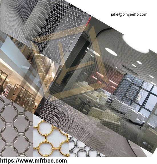 interior_decorative_partition_ring_mesh_chainmail_mesh_curtain_drapery