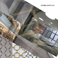 interior decorative Partition Ring Mesh chainmail mesh curtain/drapery