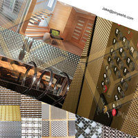 more images of interior facade/partition material decorative crimped wire mesh