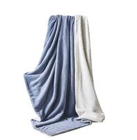 more images of DONGFANG luxury embossed milky velvet and sherpa baby blankets children